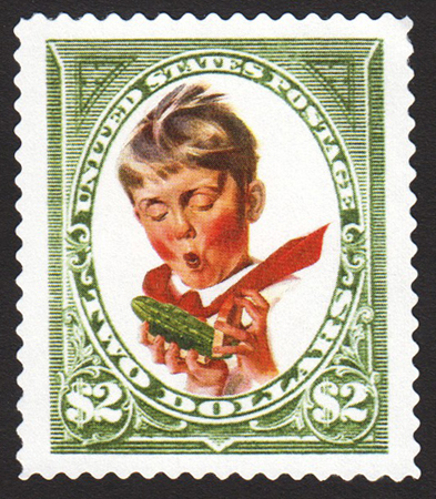 Pickle Sandwich Stamp